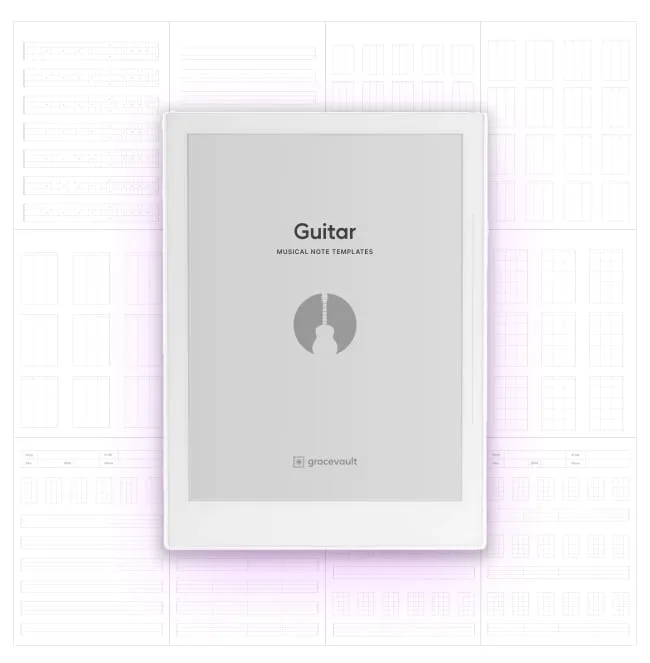 Musical Note Templates Mega Bundle for Supernote