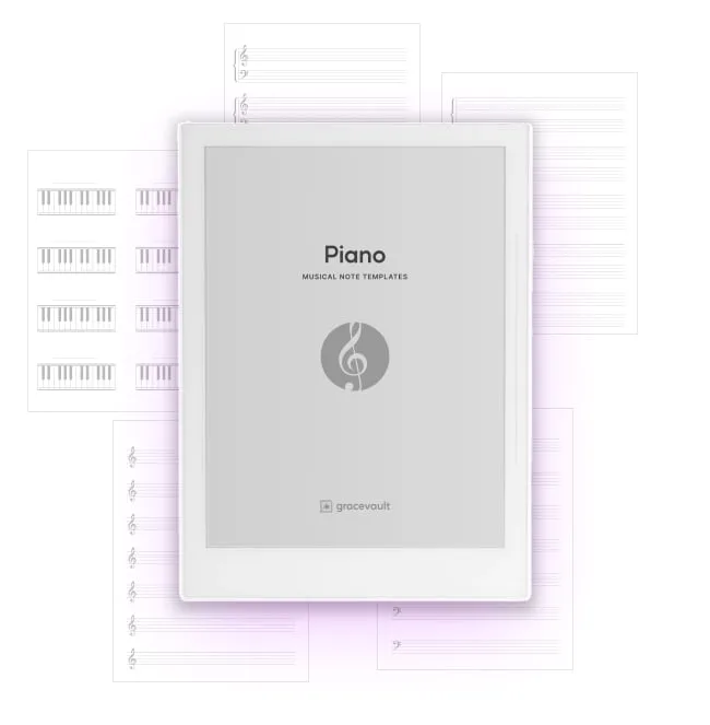 Musical Note Templates Mega Bundle for Supernote